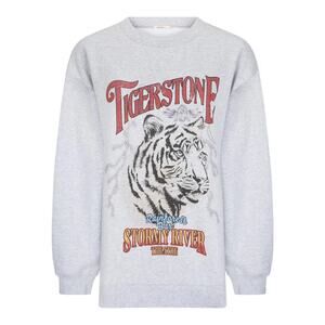 SPELL Tigerstone Stormy River Sweatshirt Grey Marle